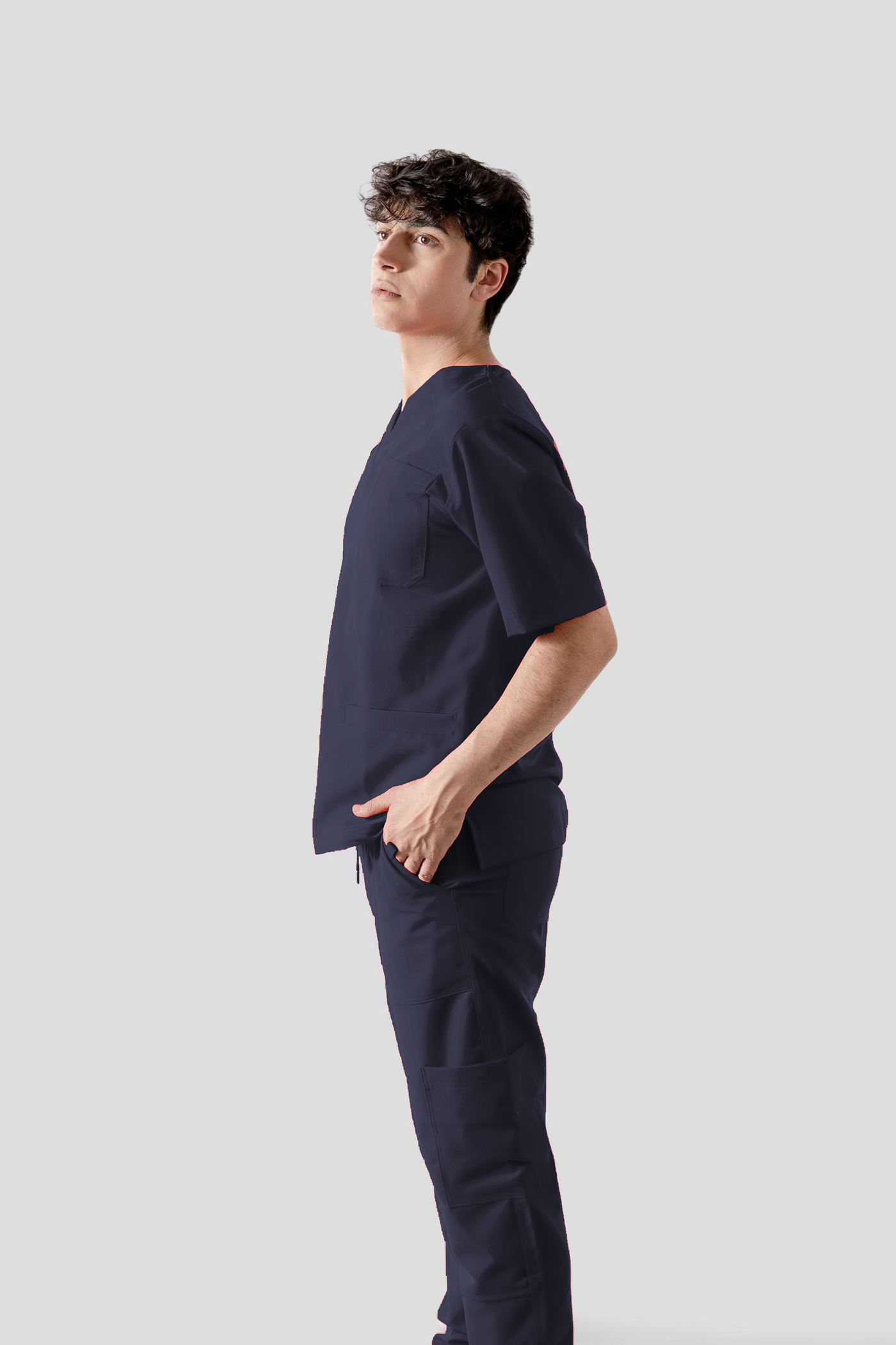 Uniforme médico quirúrgico Aspen en color azul ultramar para hombre