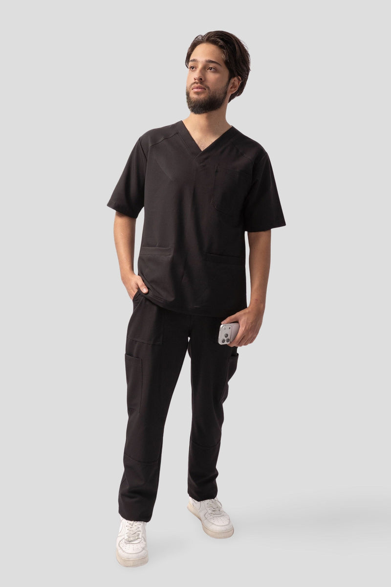 Pantalón Clásico Hombre — Obsidiana