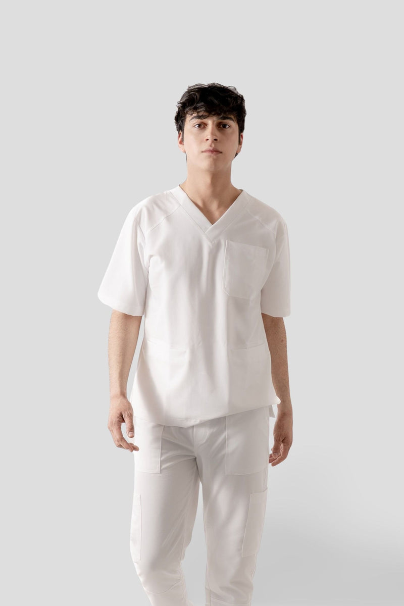 Pantalón Clásico Hombre — Blanco