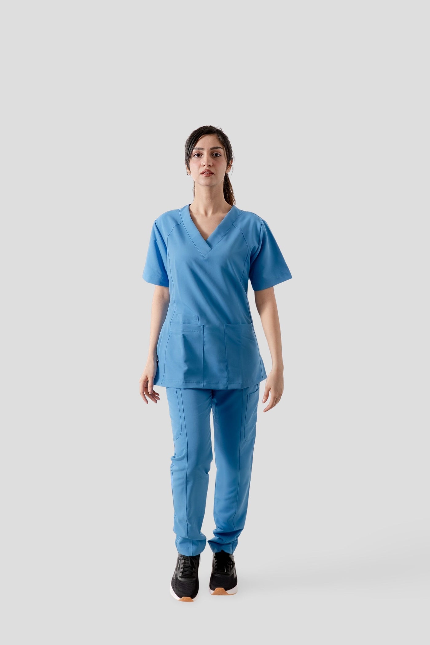 Uniforme médico quirúrgico Aspen en color azul celeste para mujer