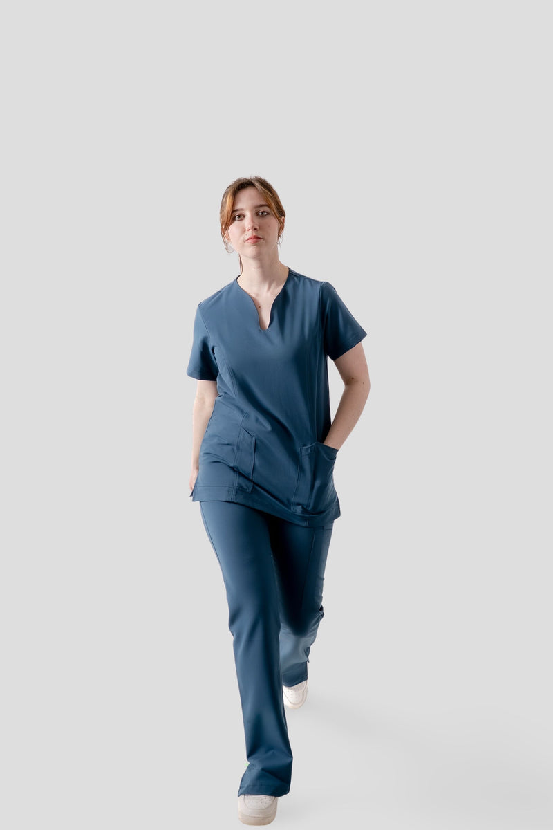 Conjunto Acampanado Mujer — Cobalto