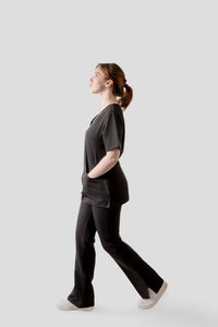 Pantalón Acampanado Mujer — Obsidiana